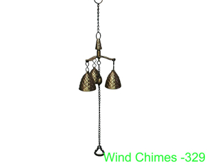 菱格三子鈴(古銅風鈴)